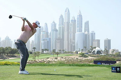 SOUTH AFRICA'S HARDING AHEAD BY TWO AT DUBAI DESERT CLASSIC