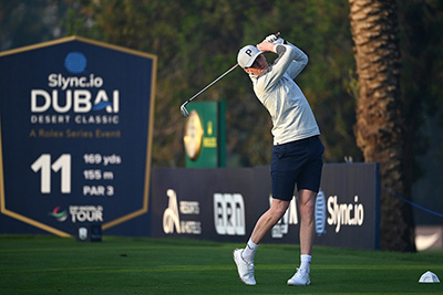 No pain, no gain: Football and F1 stars feel the nerves in Dubai Desert Classic pro-am