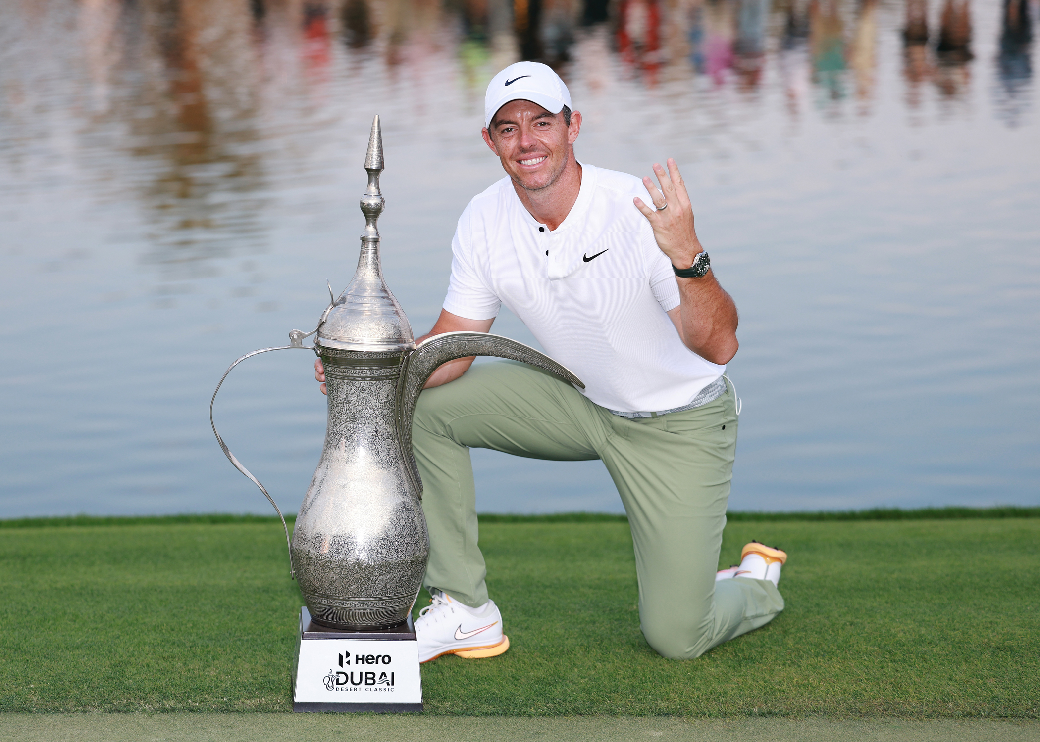 RORY MCILROY RISES TO THE OCCASION TO SECURE HISTORIC FOURTH HERO DUBAI DESERT CLASSIC TITLE